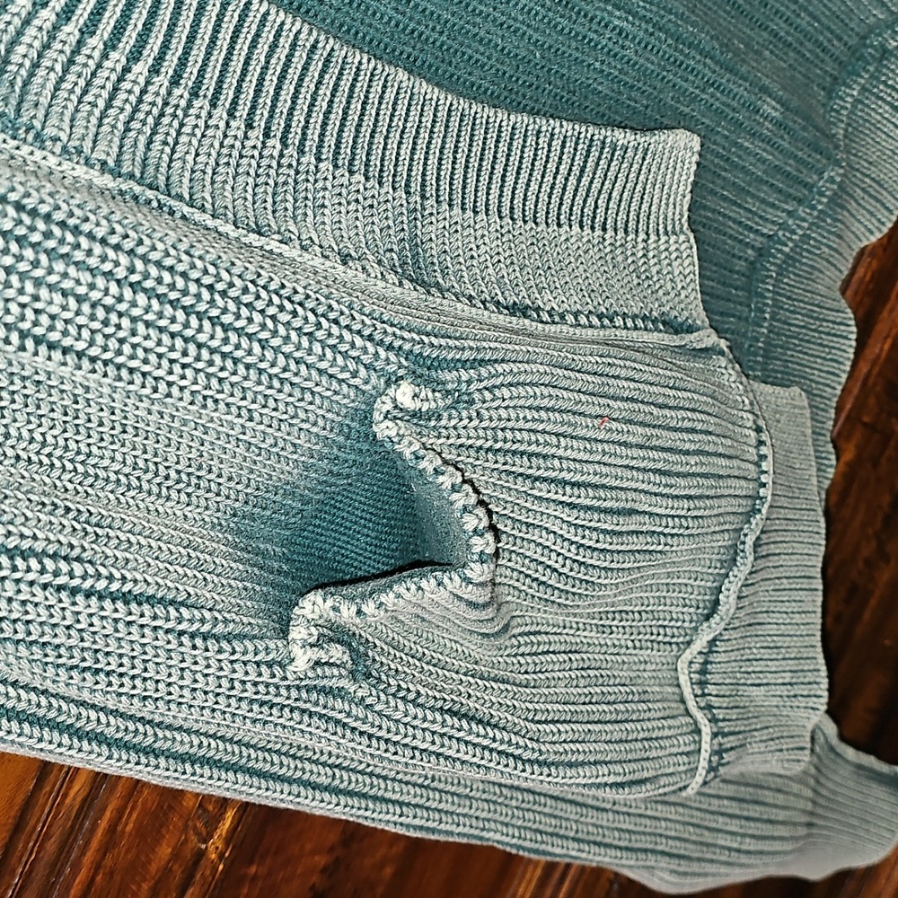 ZENANA Oversized Sweater Cardigan. Nwts Womens Sz Small. Hunter Green - Picture 6 of 8